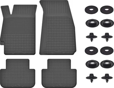 Produktbild von Gummimatten Mit Stoppern Für: Renault Megane Ii (2002-2008) Schwarz Set