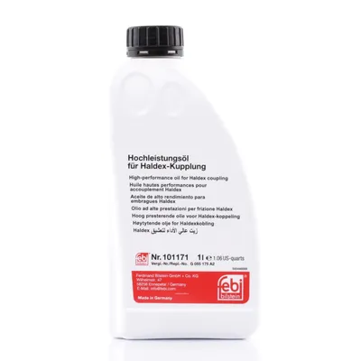 Produktbild von FEBI BILSTEIN Öl Haldex-Kupplung Achsgetriebeöl 101171 für VW GOLF VI (5K1) 1L Flasche 0,93kg