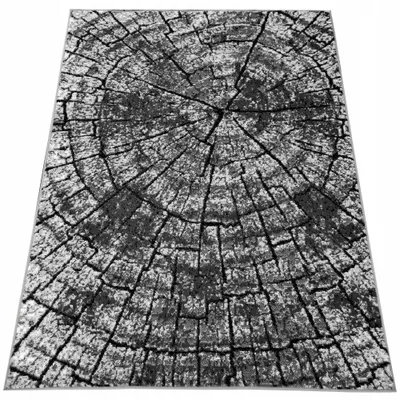 Obrázok produktu pre Kusový koberec 250x350 cm LUKEN moderný - šedý / čierny