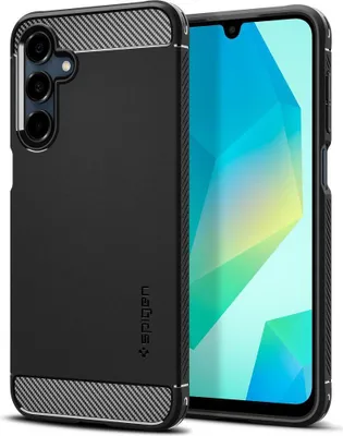 Image de Étui SPIGEN RUGGED ARMOR adapté au SAMSUNG A16 4G / 5G noir mat