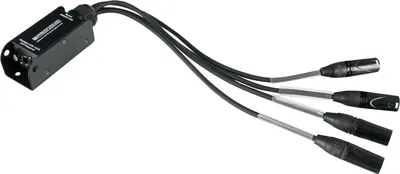 Multicore-Kabelbaum 4x XLR (male) auf RJ45 etherCON