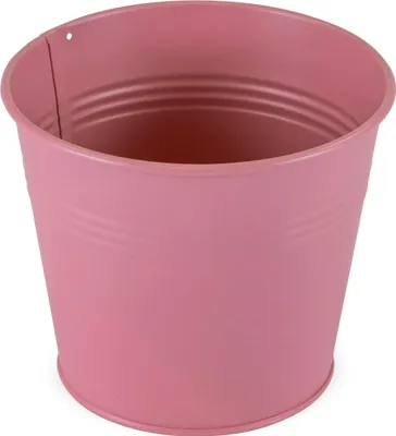 Immagine prodotto di Vaso da fiori in metallo rosa 16 x 15 cm