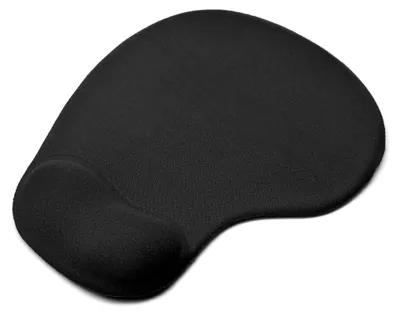 Produktbild von Mauspad mit Handgelenkauflage aus Schaumstoff und rutschfester Unterlage