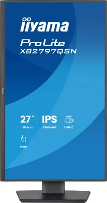Produktbild von IIYAMA TFT XB2797QSN 68.5cm IPS 27''/2560x1440/DP/HDMI/USB-Hub/USB-C
