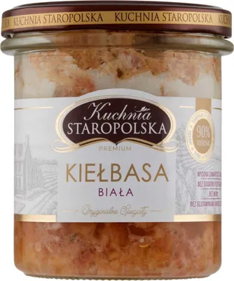 Imagen del producto de Kuchnia Staropolska, salchicha blanca premium, 300 gramos