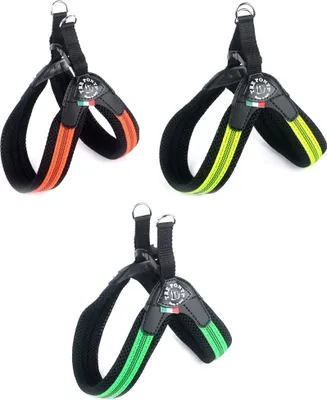 Produktbild von Tre Ponti Easy Fit Soft Mesh Fluo Pop mit Click-Verschluss, Farbe:orange, Größe:Gr 1. / 24-29cm / bis 3kg