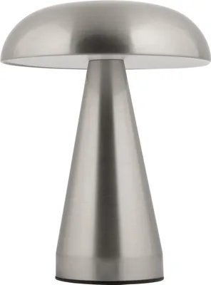 Produktbild von Leitmotiv - Tischleuchte Rachel Led - Nickel - 15.5x15.5x20.5cm Tischlampe - Nachttischlampe, Wohnzimmer, Schlafzimmer