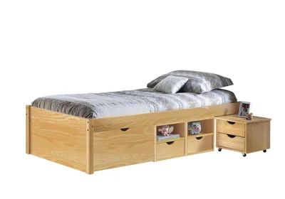 Image de Cluse Lit 90x200 cm naturel.