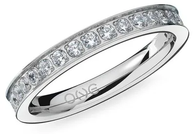Produktbild von Eleganter Damen Ring Silberfarben Größe 7