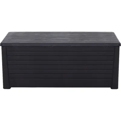 Produktbild von TOOMAX Kissenbox Florida 550 l Holzoptik anthrazit