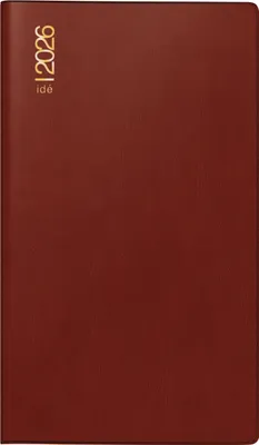 Produktbild von 2026 Rido Taschenkalender TM 11 A6 bordeaux