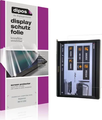 Produktbild von 2x Schutzfolie für Keyence IM-X1330 klar Displayschutzfolie Folie Display Schutz dipos