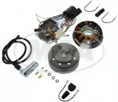 Immagine prodotto di Set: kit di conversione vape, a 12V, capannone magneti (senza batteria, clacson e lampadina) - Simson SR4-2 Star, SR4-3 Sperber, SR4-4 Hawk