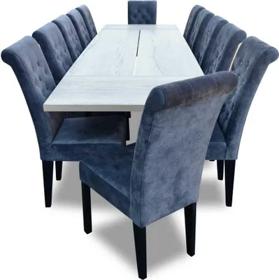 Produktbild von Esstisch 12 x Stühle Esszimmer Set Essgruppe Moderne Stuhle Tisch 13tlg.