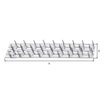 Produktbild von Alberts Nagelplatte, sedzimirverzinkt 127 x 38 mm 1 Stück