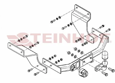Produktbild von Z546576 Anhängerkupplung passend für FORD Transit Connect 2003-2008 starr