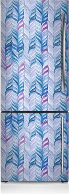 Produktbild von Magnetfolie Aufkleber Kühlschrankmagnete 60x205 cm - HERRINGBONE Muster.