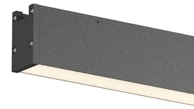Immagine prodotto di ARELUX XRAIN - Apparecchio di illuminazione lineare, sospeso o a soffitto, 52,8W, 220-240V AC, CRI 90, IP54, 110°, 1976mm – colore nero, 4000K
