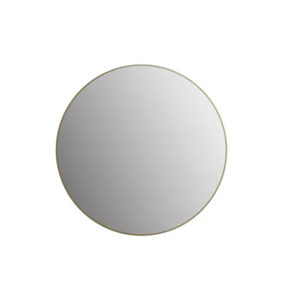 Immagine prodotto di Specchio Talos Picasso oro Ø 80 cm - con cornice in alluminio di alta qualità per un ambiente elegante - Perfetto specchio da bagno rotondo che unisce eleganza e funzionalità