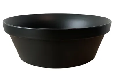 Produktbild von MADA-MB Keramik Aufsatzwaschbecken, Rund, Mattschwarz, 40 cm