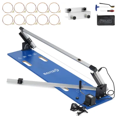 Produktbild von BAUTEC Styroporschneider GAZELLE 2 » Starter-Set inkl. 10 Schneidedrähte, Gerüsthalterung » Heißdrahtschneider