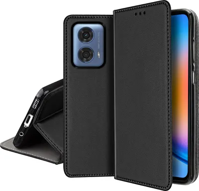 Immagine prodotto di CUSTODIA IN PELLE per MOTOROLA MOTO G34 5G MAGNETICA BOOK CASE TOKRA VETRO 9H