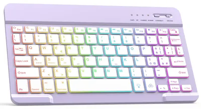 Produktbild von Kabellose Bluetooth-Tastatur, wiederaufladbar und ultradünn