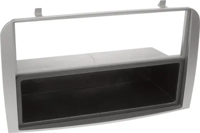 Produktbild von Radioblende 2-DIN mit Fach Alfa Romeo 147 / GT | silber
