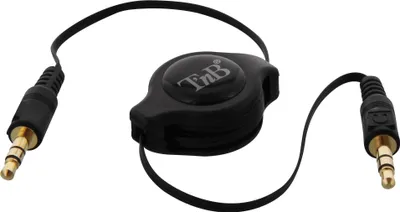 Immagine prodotto di T'nB TBJACK1, 3,5 mm, femmina, 3,5 mm, femmina, 1 m, nero