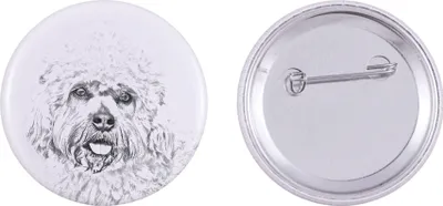 Obrázok produktu pre Dandie Dinmont teriér – odznak s vaším psom, pridajte svoju vlastnú fotografiu, značka Art-Dog