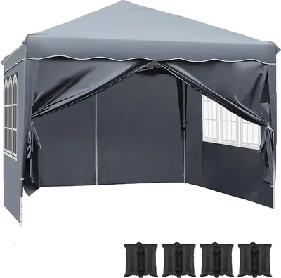 Immagine prodotto di Padiglione di protezione solare, portatile, impermeabile, grigio
