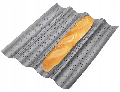 Obrázok produktu pre Rossner Forma na pečenie bagietiek 4 ks