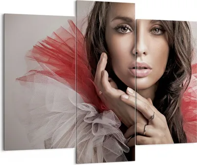 Produktbild von Bild auf Leinwand - Leinwandbild - Schönheit kleid mode modell - 130x100cm - Wand Bild - Wanddeko - Leinwanddruck - Bilder - Kunstdruck - Wanddekoration - Leinwand bilder - Wandkunst - CB130x100-2137