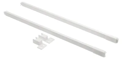 Produktbild von GTV AXIS PRO Schubkasten Längsvierkantschiene 250mm weiß – Breite: 300 mm; Farbe: weiß. | Högert Technik