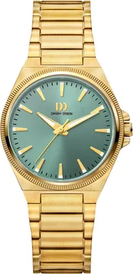Danish Design IV85Q1303 Damenuhr DKx Pro Goldfarben/Salbeigrün 1