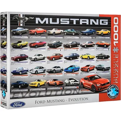 Image de EUROGRAPHICS Puzzle Evolution de la Ford Mustang 1000 pièces