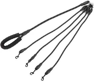 Produktbild von Hundeleine 4-in-1 - Kabel für Hunde/Katzen - Sicherheit/Bequemlichkeit - Flexibel - Stabiles Design - Optimale Kontrolle - Hundeleine