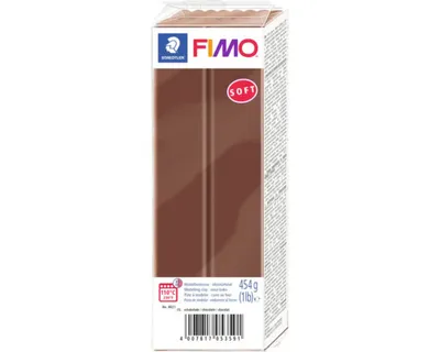 Image de FIMO Mod.masse Fimo soft 454g schokolade