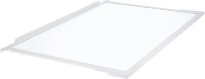 Produktbild von Glasplatte Glasablageboden Abstellplatte Lebensmittelfach Einlegeboden 420x100mm mit Rahmen ORIGINAL Gorenje 163377 Kühlschrank Kühlgefrierkombination