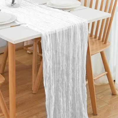 Produktbild von Käsetuch Tischläufer Musselin 90 x 300 cm Weiß 1 Stück