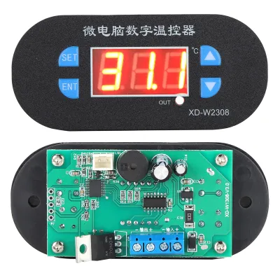 Zdjęcie produktu dla Termostat inkubatora, cyfrowy regulator temperatury inkubatora, cyfrowy regulator temperatury, termoregulator LED, termometr inkubatora, regulator temperatury z przekaźnikiem 10A