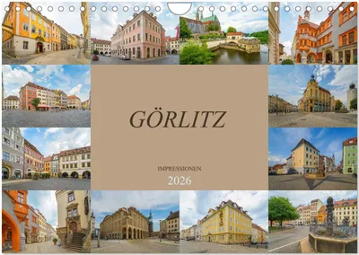 Produktbild von Görlitz Impressionen (Wandkalender 2026 DIN A4 quer), CALVENDO Monatskalender