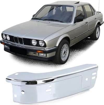 Obrázek produktu pro Levý chromovaný roh předního nárazníku 51111888391 pro BMW řady 3 E30 z let 1982-1987
