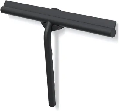 Zdjęcie produktu dla Wycieraczka prysznicowa magnetyczna 33 cm, czarna, samoprzylepna