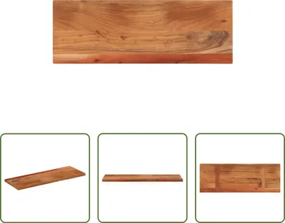 Produktbild von The Living Store Tischplatte 70x20x3,8 cm Rechteckig Massivholz Akazie
