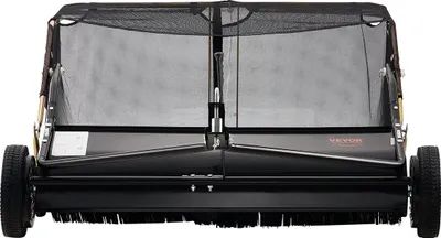 Produktbild von Anhängbare Rasenkehrmaschine 42-Zoll-Laubsammlungsbehälter 12 Kubikfuß, verstellbar