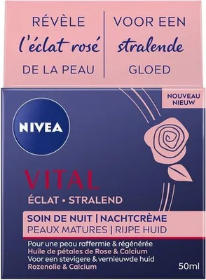 Produktbild von Nivea Vital Radiance Augenkontur Nachtpflege - 50ml