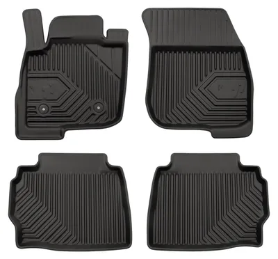 Produktbild von Gummi-Fußmatten für Ford Mondeo V 2014-2022 – 4-tlg, Schwarz, passgenau