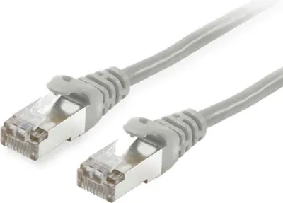 Image de Equip Patchkabel Cat6A      S/FTP 2xRJ45 25.00m    grau LSZH Polybeutel
