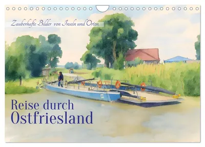 Produktbild von Reise durch Ostfriesland (Wandkalender 2027 DIN A4 quer), CALVENDO Monatskalender